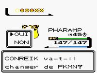 une photo d'Ã©cran de Pokemon Or sur Nintendo Game Boy Color